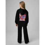 Girls' wide-leg sweatpants 4F 4FJRSS26TTROF1918-20S pants