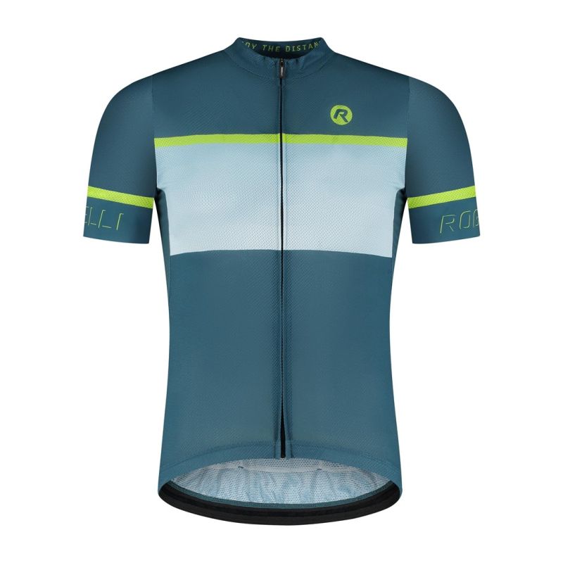 Rogelli HERO II T-shirt -lime kék póló