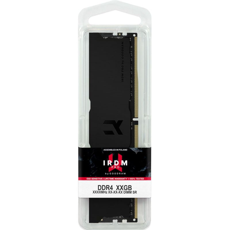 GOODRAM DDR4 IRP-K3600D4V64L18/32GDC 32GB Dual Channel 3600MHz 18-22-22 Deep fekete cipő