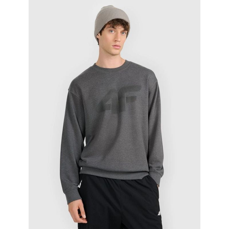 Men's sweatshirt without zipper, without hood, 4F 4FRMM00TSWSM2479-23M 3xl kapucnis pulóver