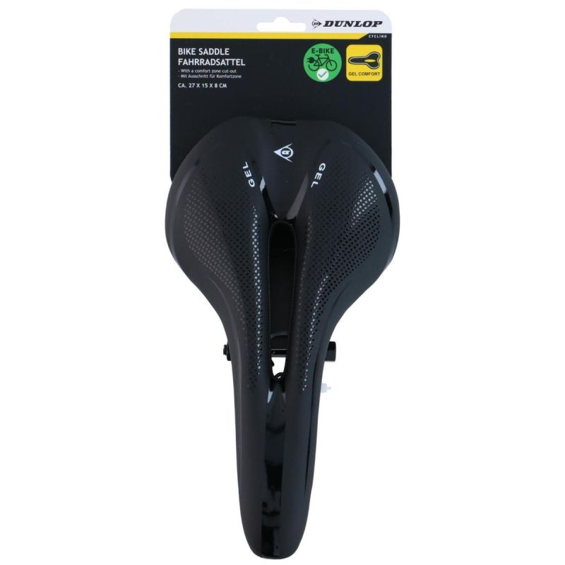 Dunlop MTB BICYCLE SADDLE 27x14.5CM fekete kiegészítő GSP-434667