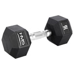 HMS HEX PRO dumbbell 16 kg szürke póló 17-66-117