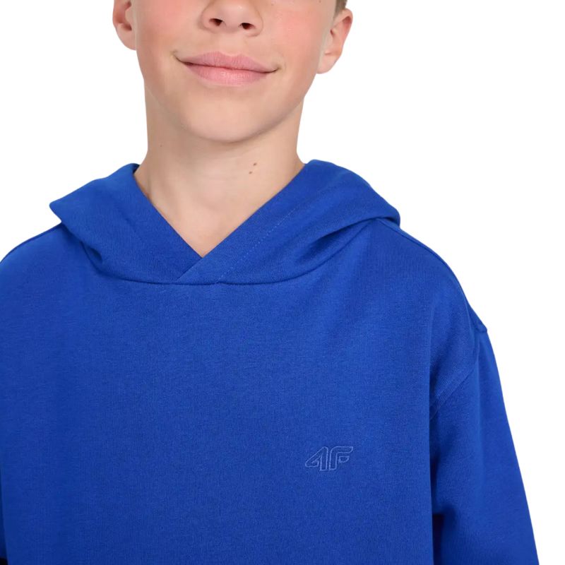 4f Boy's sweatshirt M1945 cobalt 4FJWAW25TSWSM1945 36S Kiegészítő