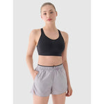 Women's quick-drying running 4F 4FWAW24TFSHF0758-25S short