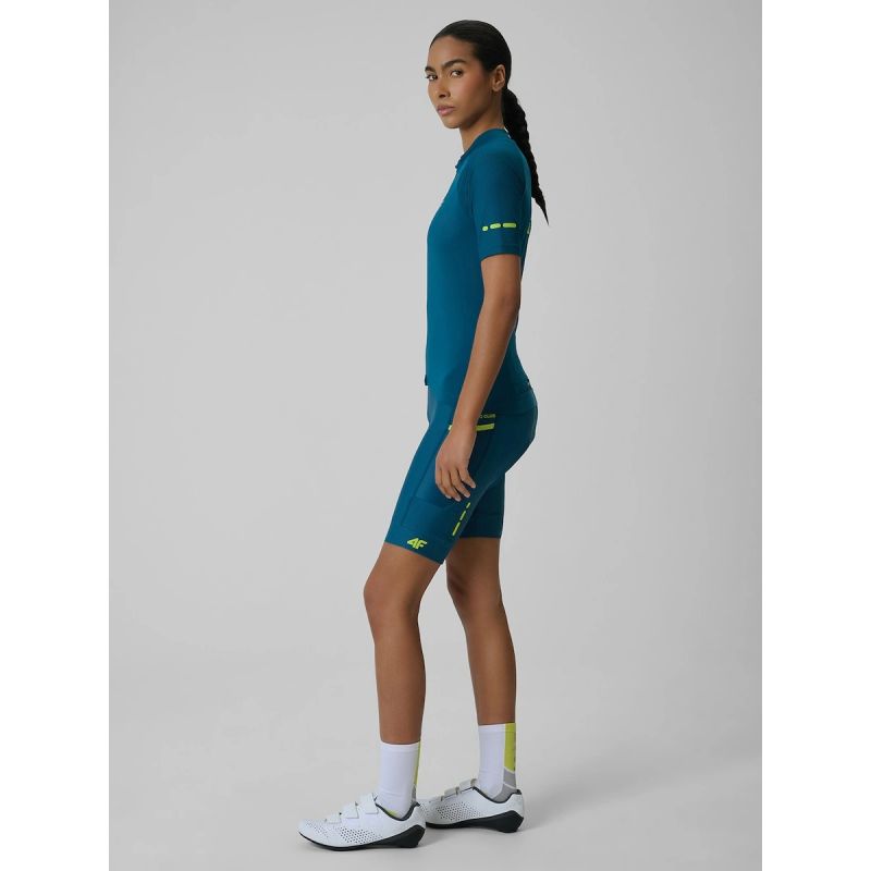 4F Women's cycling with foam and gel pad short