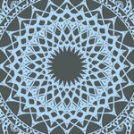 Gaiam Yoga Mat Blue Aura Dove Marrakesh 5 Mm kék mats, training equipment