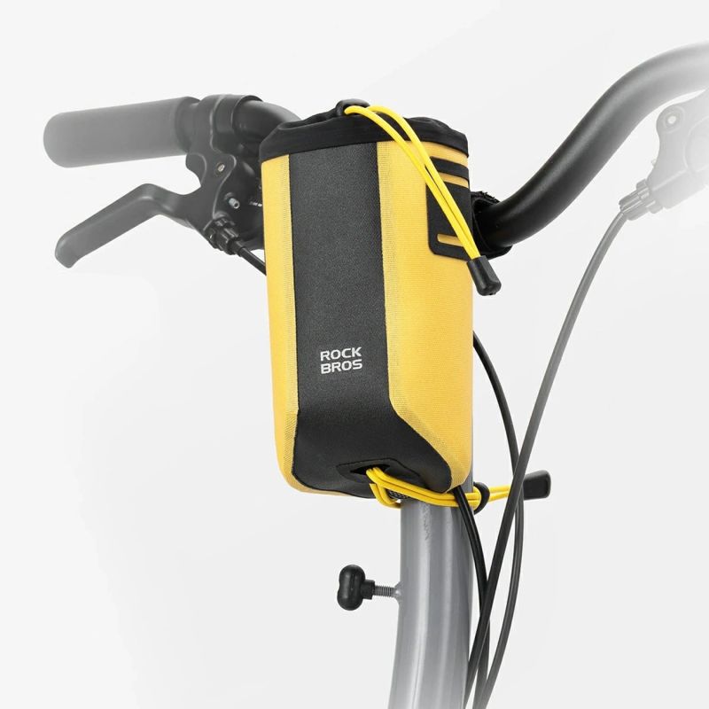 Rockbros AS-162 Waterproof Handlebar Bottle - Yellow sárga táska