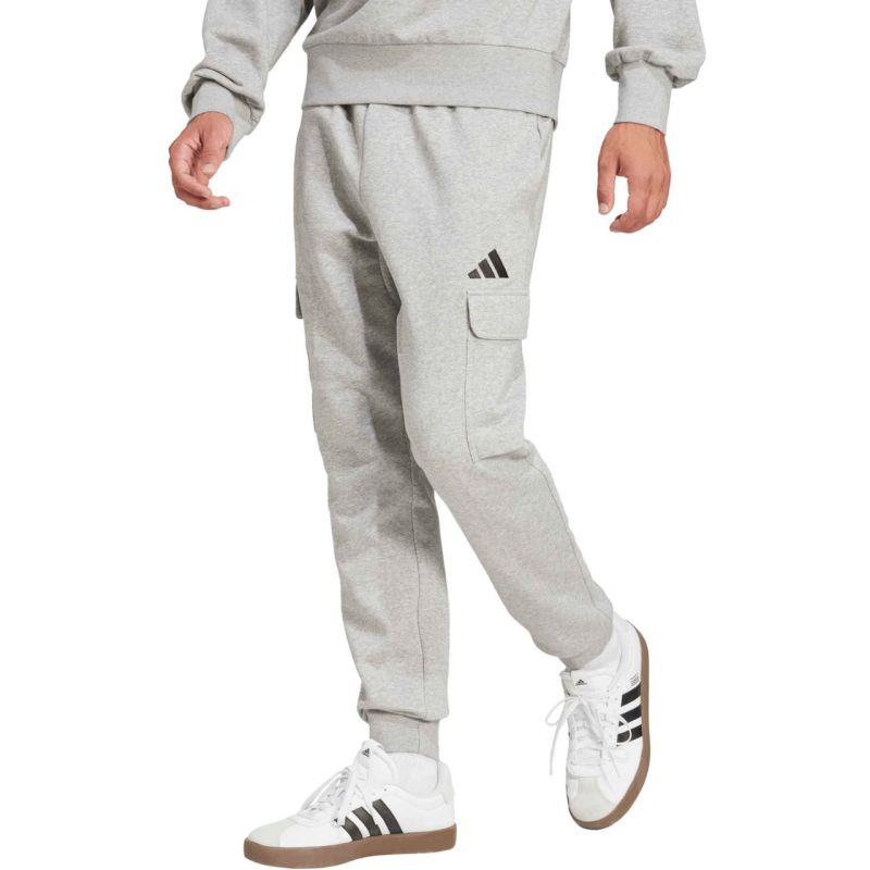 Adidas Essentials Feelcozy Cargo Men's Light Gray 2xs nadrág JE3823