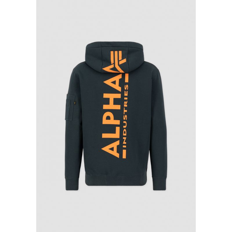 Alpha Industries Back Print Hoody M 178318-353 Pulóver