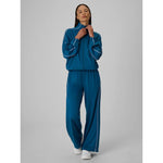 Women's quick-drying wide-leg trousers 4F