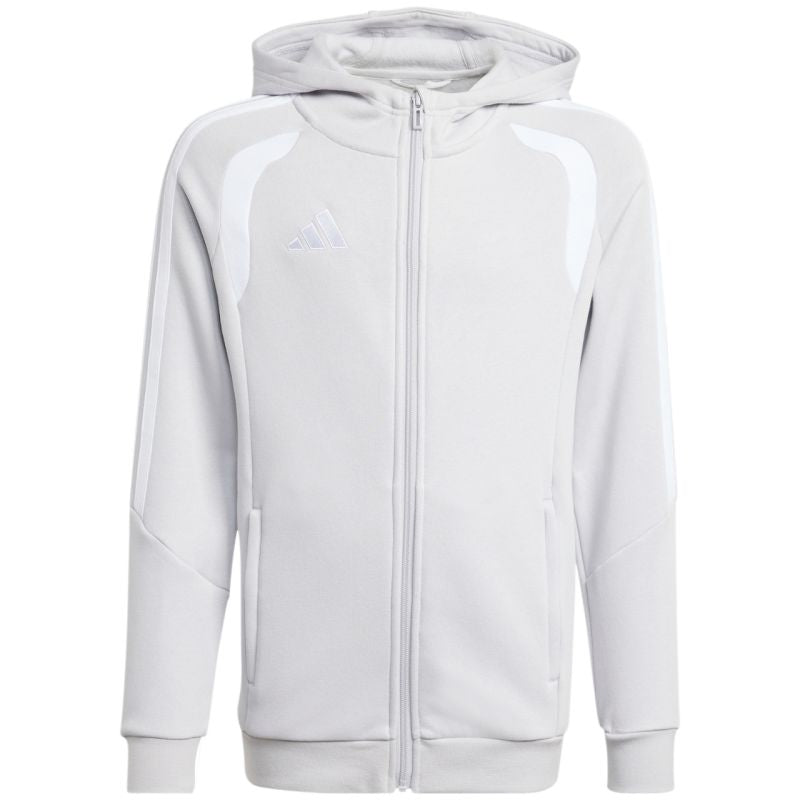 adidas Tiro 26 League Sweat Full Zip Hoodie for Kids KF3323 szürke kapucnis pulóver
