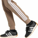 Adidas Women's Essentials 3-Stripes Fleece Slim Pants Beige 2xs polár pulóver KF8317
