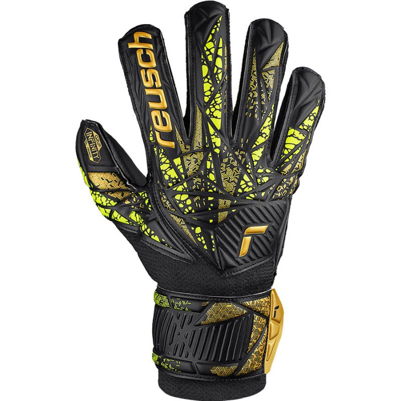 Reusch Attrakt Infinity Finger Support Jr 54 72 710 7739 goalkeeper gloves Kesztyű