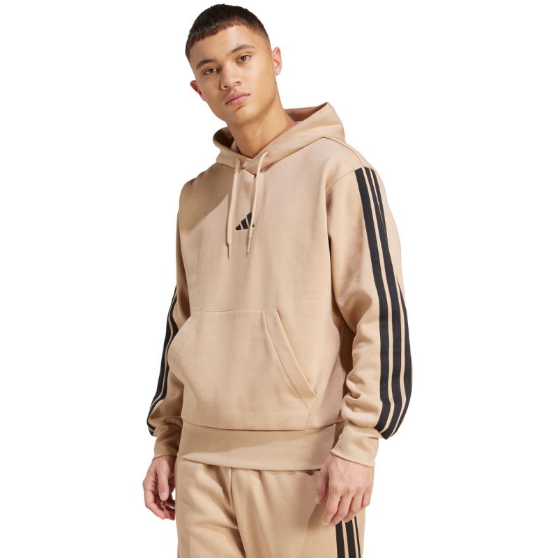 adidas Essentials 3-Stripes Fleece Hoodie M JX0695 pulóver
