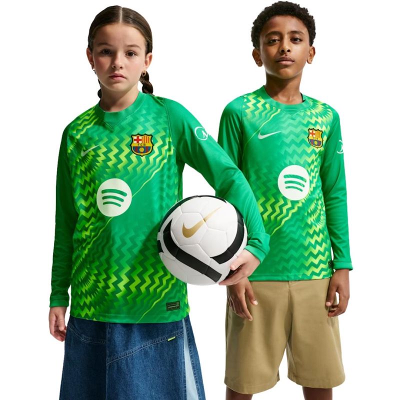 Nike FC Barcelona Stadium Goalkeeper 2026/27 Kids' Jersey 324 zöld mez 161172L