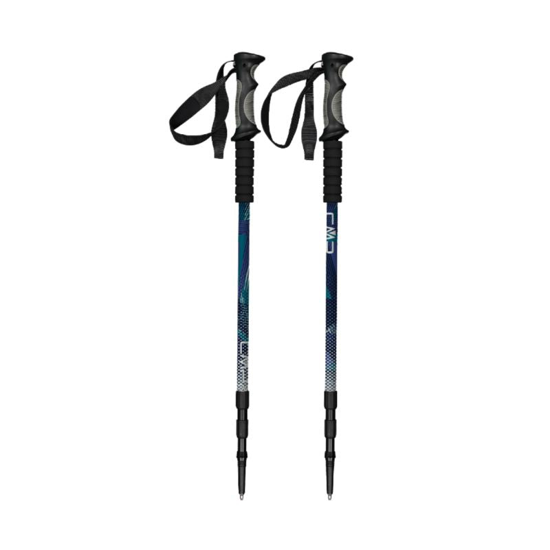 CMP Bern Trekking Poles Black and Blue M916