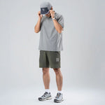 Rockbros with belt size M - green zielony \ m short