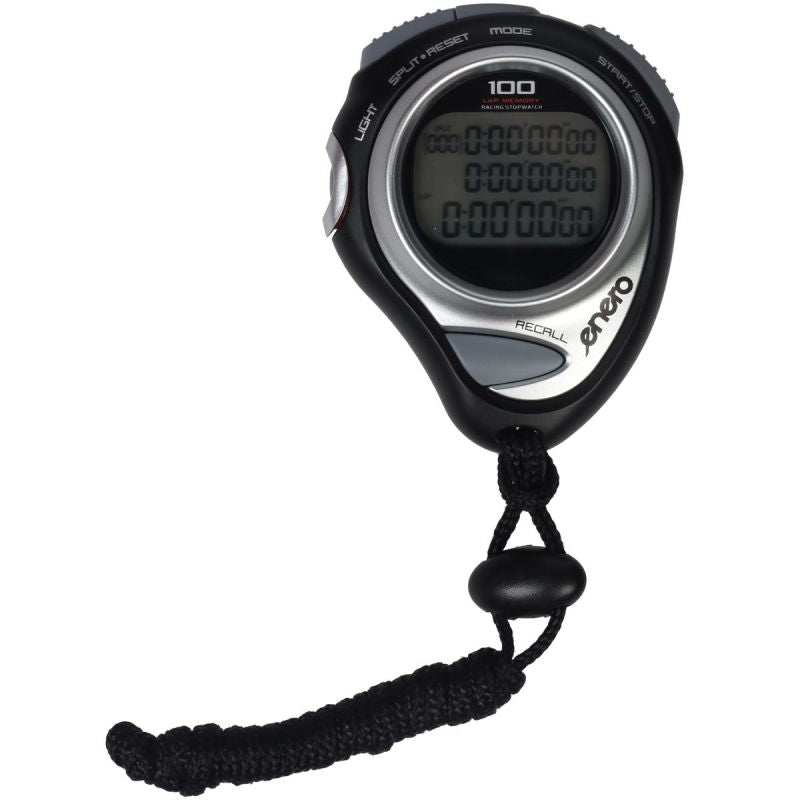 Enero Electronic Stopwatch 100 Times fekete for school, stopwatches