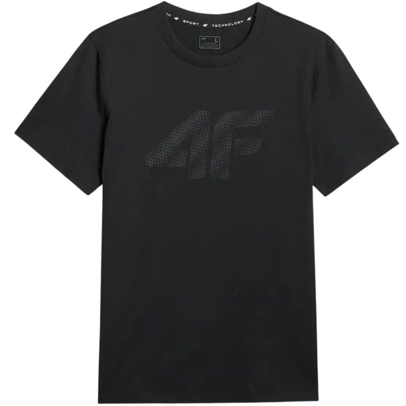 Men's T-shirt 4F M3342 deep 4FWMM00TTSHM3342 20S fekete póló