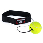 Reflex boxing ball for the head - yellow
