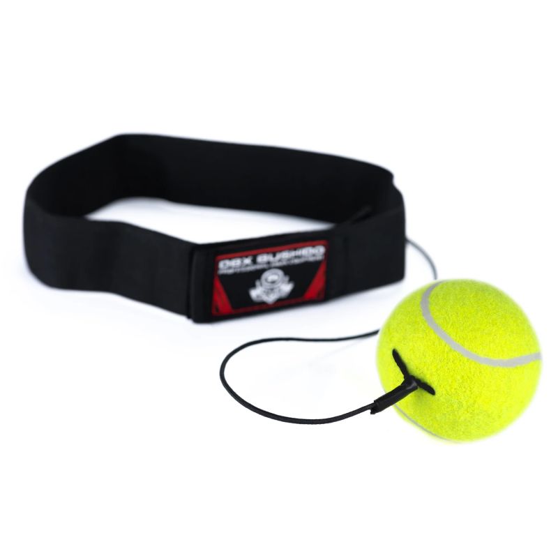 Reflex boxing ball for the head - yellow