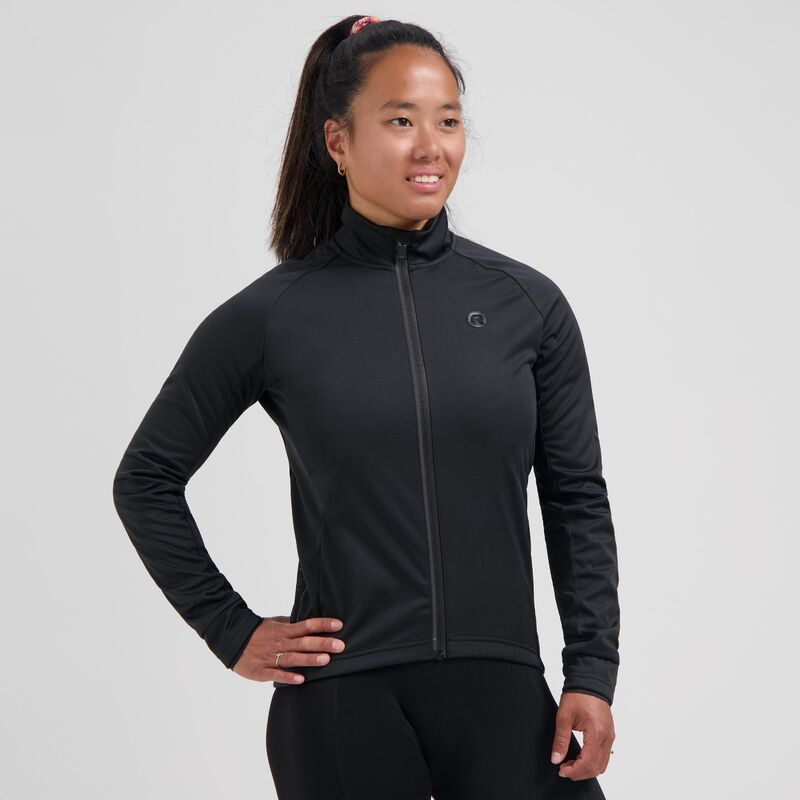 Rogelli women's ESSENTIAL II fekete dzseki
