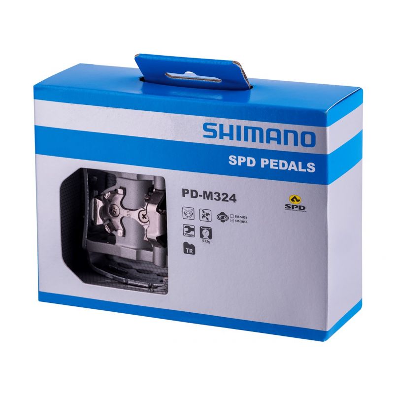 Shimano SPD Pedals PD-M324 Silver
