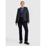 Women's down trekking with Primaloft Silver filling 4FRAW25TDJAF0792-20S szürke kabát