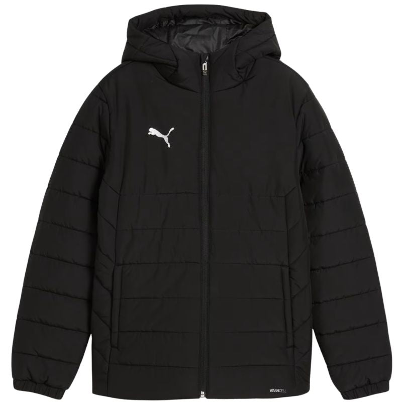 Puma Team Additions Padded Hooded Kids Jacket Black 659738 03 Ruházat