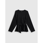 4F Women's regular sweatshirt with ties and modal pulóver 4FRSS26TSWSF2784-20S