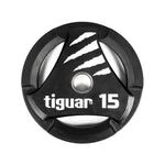 Tiguar PU Olympic plate 15 kg fekete kiegészítő TI-WTPU01500