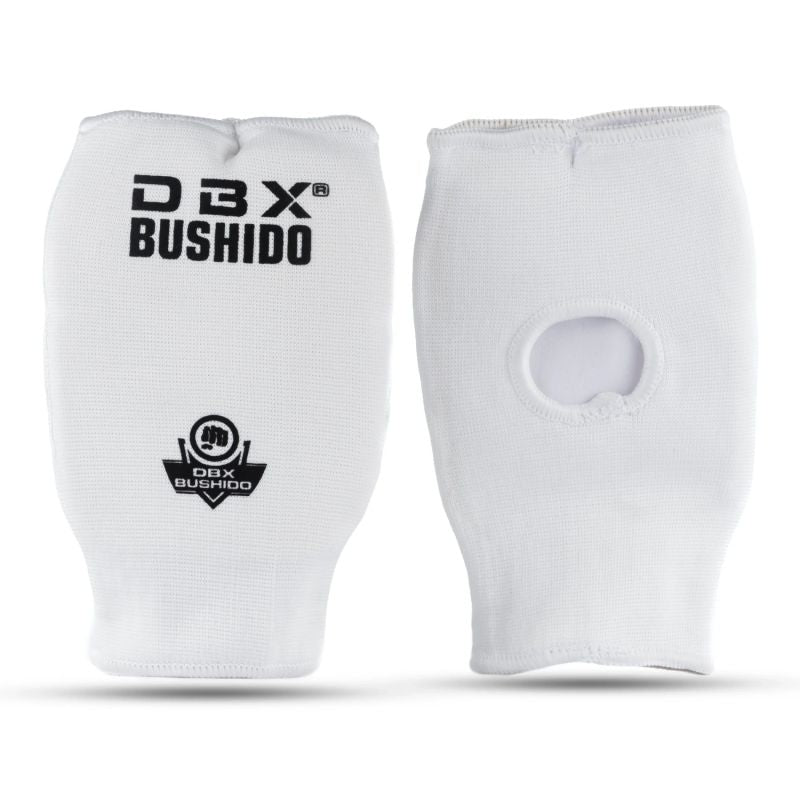 White DBX Bushido Karate Mitts