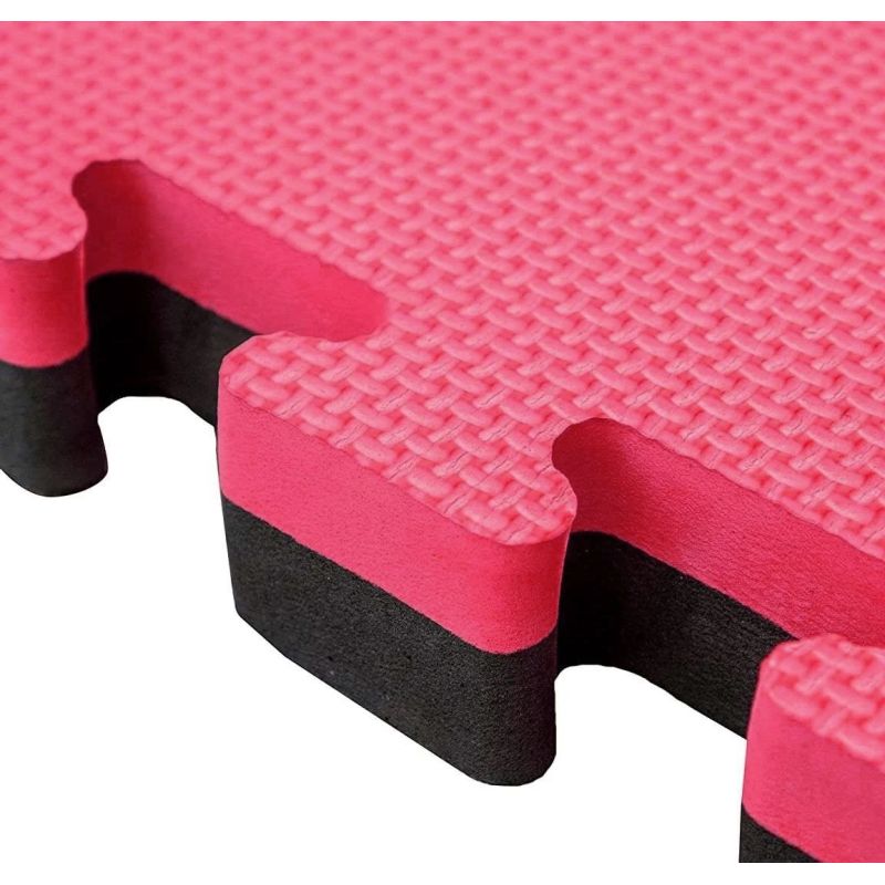 DBX Bushido Exercise mat with Safety Certificate - Puzzle 1x1m - Tatami fekete mats, puzzle, training equipment