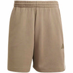 Adidas Men's Kit 3-Stripes beige xs 7" short KW2382