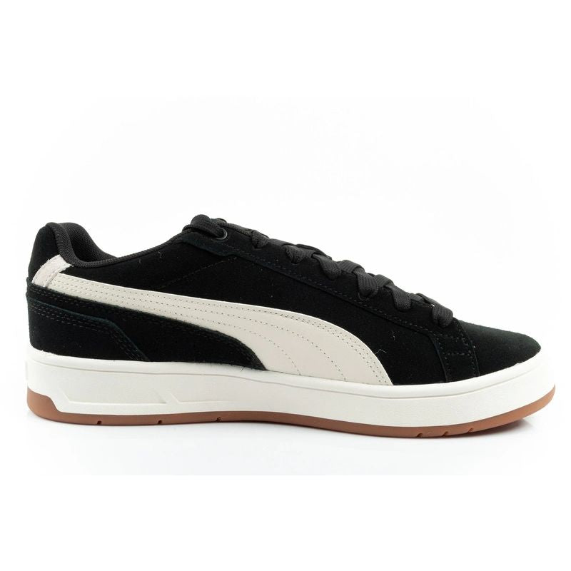 Puma men's Court Classico sports leather sneakers black fekete utcai cipő