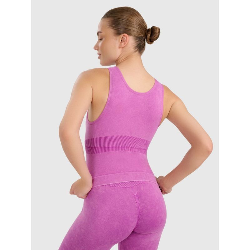 Women's 4F Slim Quick-Drying Yoga and Pilates Top 4FWAW25TFSLF578-54A