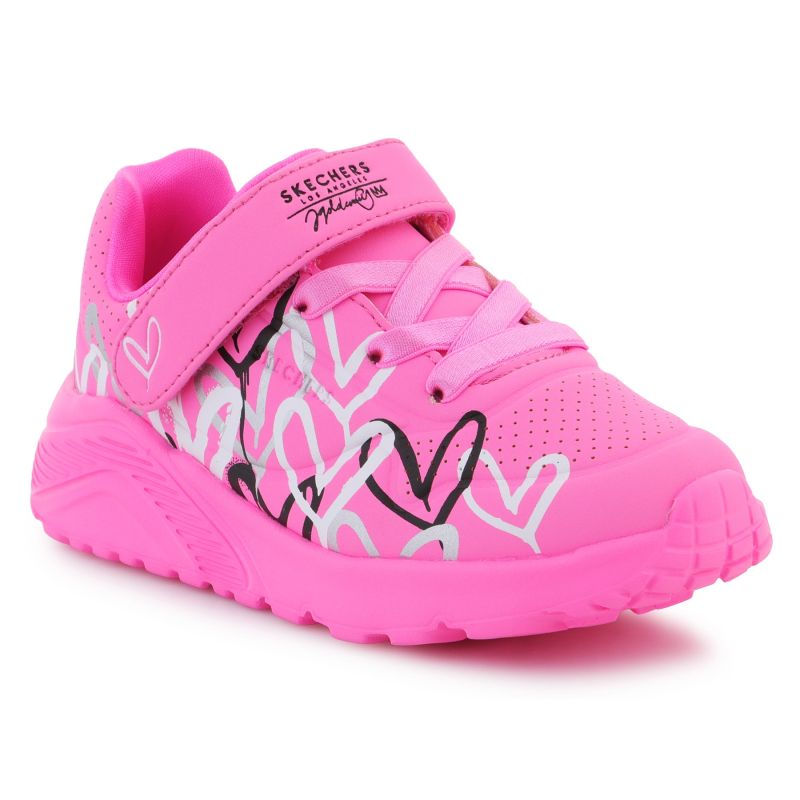 Skechers Uno Lite Love Levitate 314078N-HPMT Hot Pink/Multi rózsaszín utcai cipő