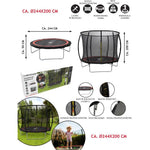 Dunlop PREMIUM TRAMPOLINE WITH INNER NET, diameter védőfelszerelés GSP-475486