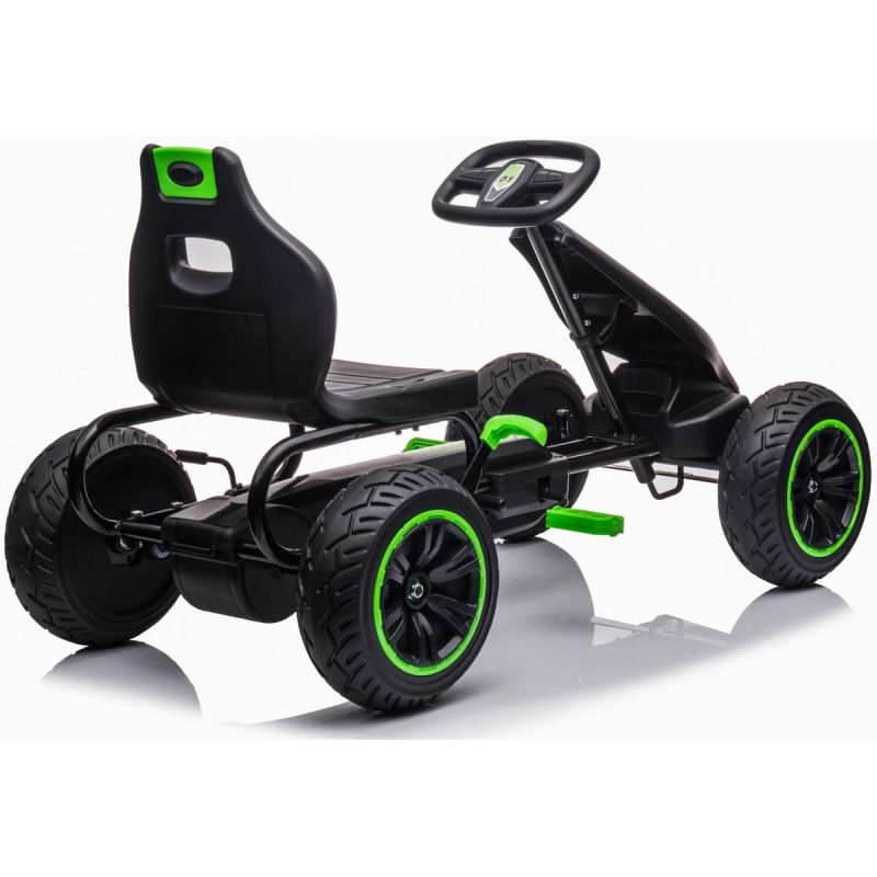 Enero 18 Pedal Go-Kart Black And Green zöld toys