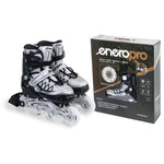 Enero Pro Roller Skates-Roller Skates-Ice Skating 4in1 Led 34-37 Gray szürke skates, roller skates