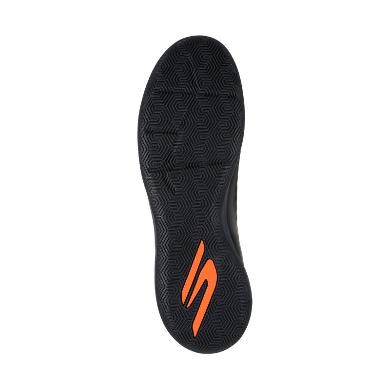 Skechers Club IC Football Boots Black and Orange 252136 BKOR narancssárga utcai cipő