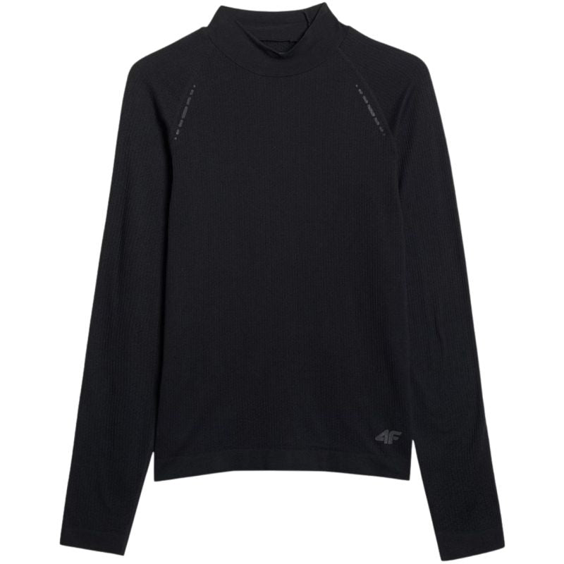 4f Men's longsleeve t-shirt M417 deep black 4FWAW25TFLOM417 20S Ruházat