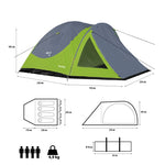 Nc6006 Green-Grey Discovery Nils Camp Tent szürke hátizsák