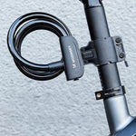 Wozinsky WPB-01R Portable Bike Lock with Anti-Theft Cable and 2 Keys for Electric Bikes and Motorcycles - Black fekete elektronika 304004-199009