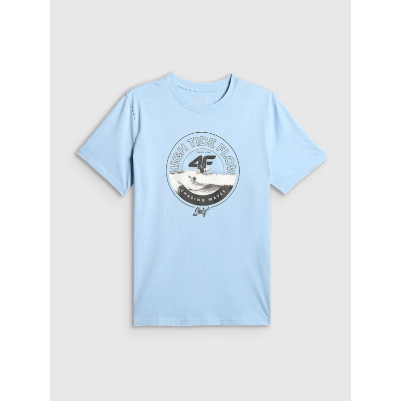 4F Men's regular printed T-shirt póló 4FRSS26TTSHM4298-34S