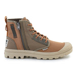 Palladium Men's Pampa Detroit Zip SU 04612-961-M Dusky Green/ barna táska