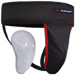 DBX Bushido Men's Suspensor Groin Protector - Black -M fekete protectors and knee pads