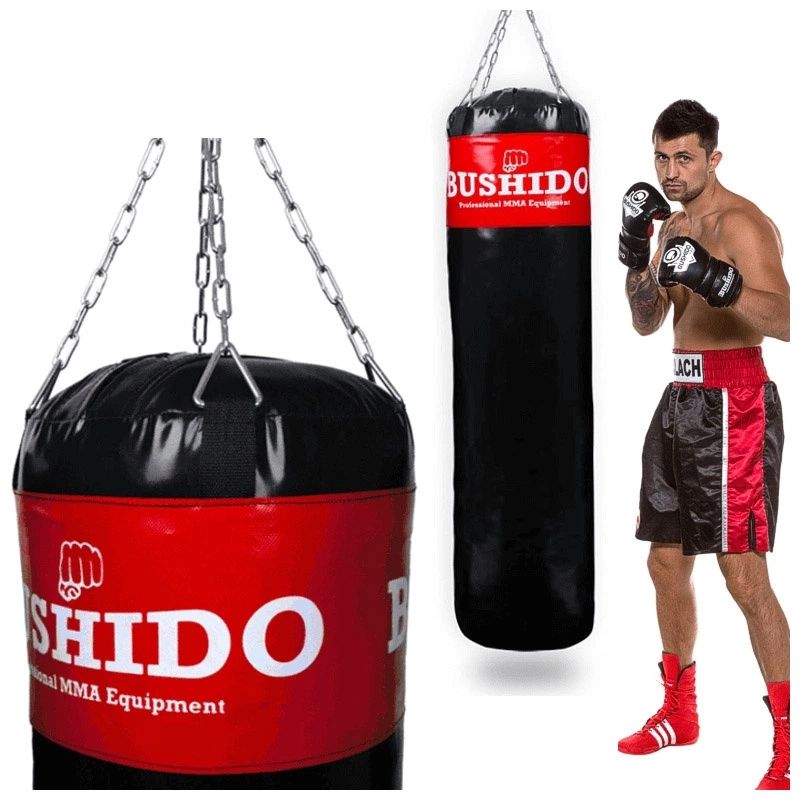 DBX Bushido Punching bag - 150 Red - 150 cm / 50 kg piros punching bags, sandbag