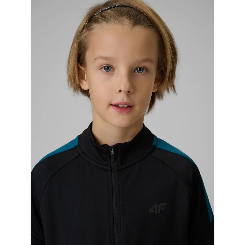 Regular sports sweatshirt without hood for boys 4F