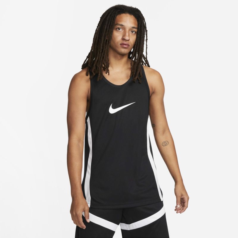 Nike Icon Dri-FIT Basketball Jersey Black - DV9967-010 fekete kosárlabda mez